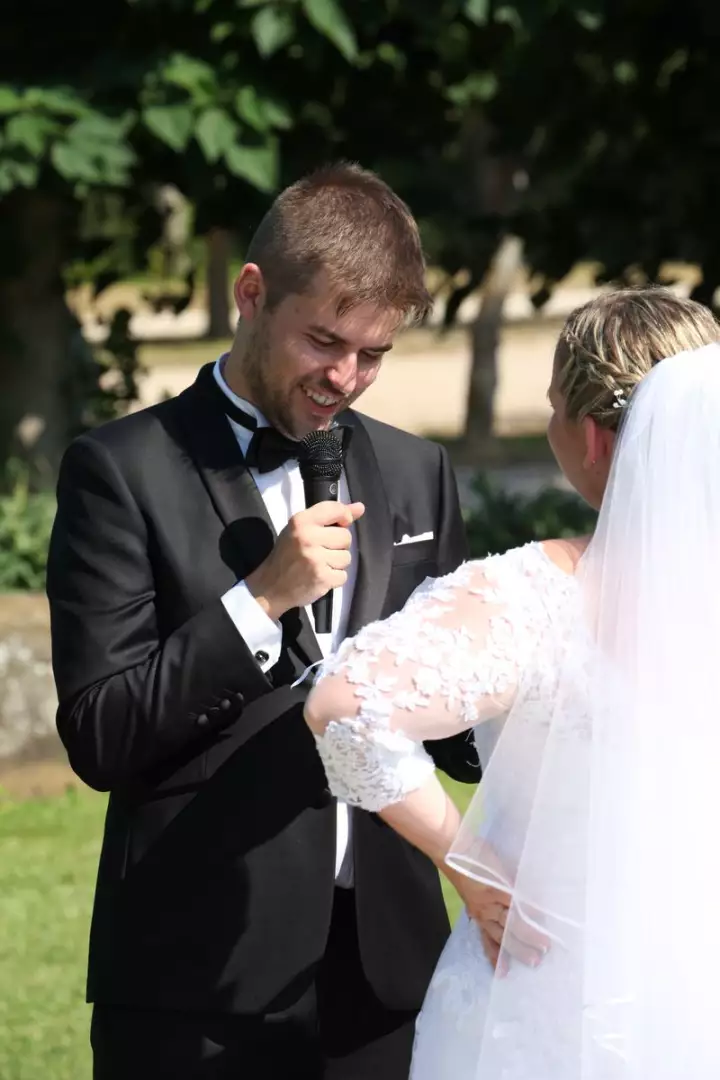 Reportage Photos de mariage : cérémonie laïque des mariés