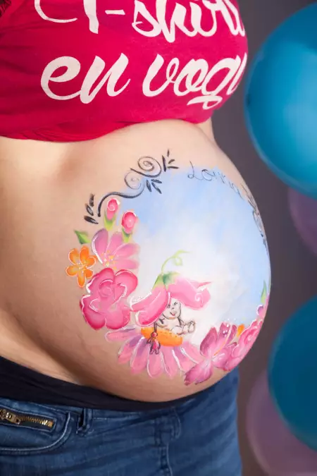 photographe belly painting femme enceinte marseille  MG 0031
