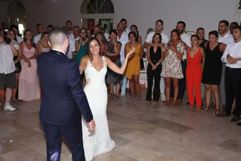 photographe mariage armenien le mas des aureliens premiere danse maries