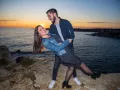 Photographe Séance photo couple en bord de mer à Martigues