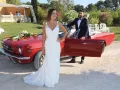 Reportage Photos de mariage : photos de couple mariés, voiture de prestige