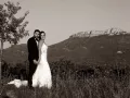 Reportage Photos de mariage : photos de couple mariés, Sainte Victoire
