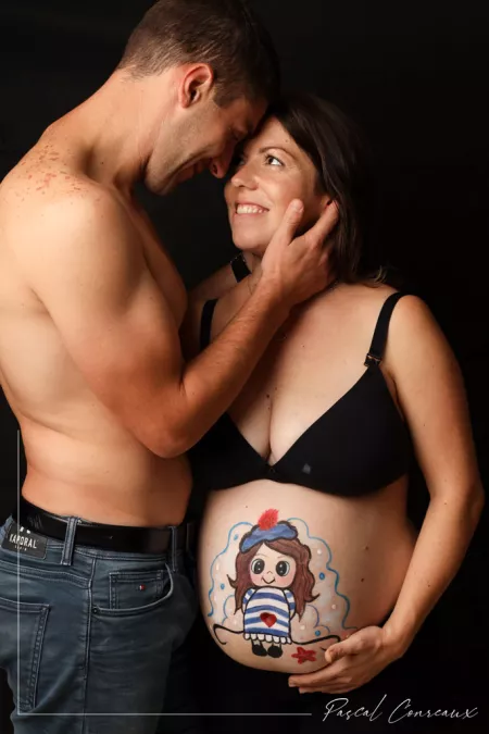 img 0151 photographe studio grossesse femme enceinte body painting marseille